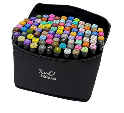 Marcador Artistico Touch 120 cores c/bolsa  Nova Rio